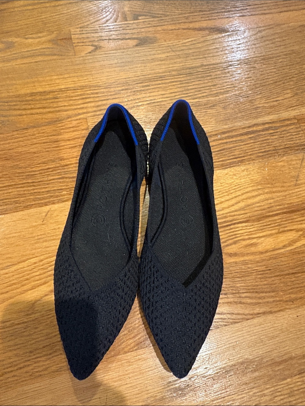 Rothy’s  size 9.5 the point black flats